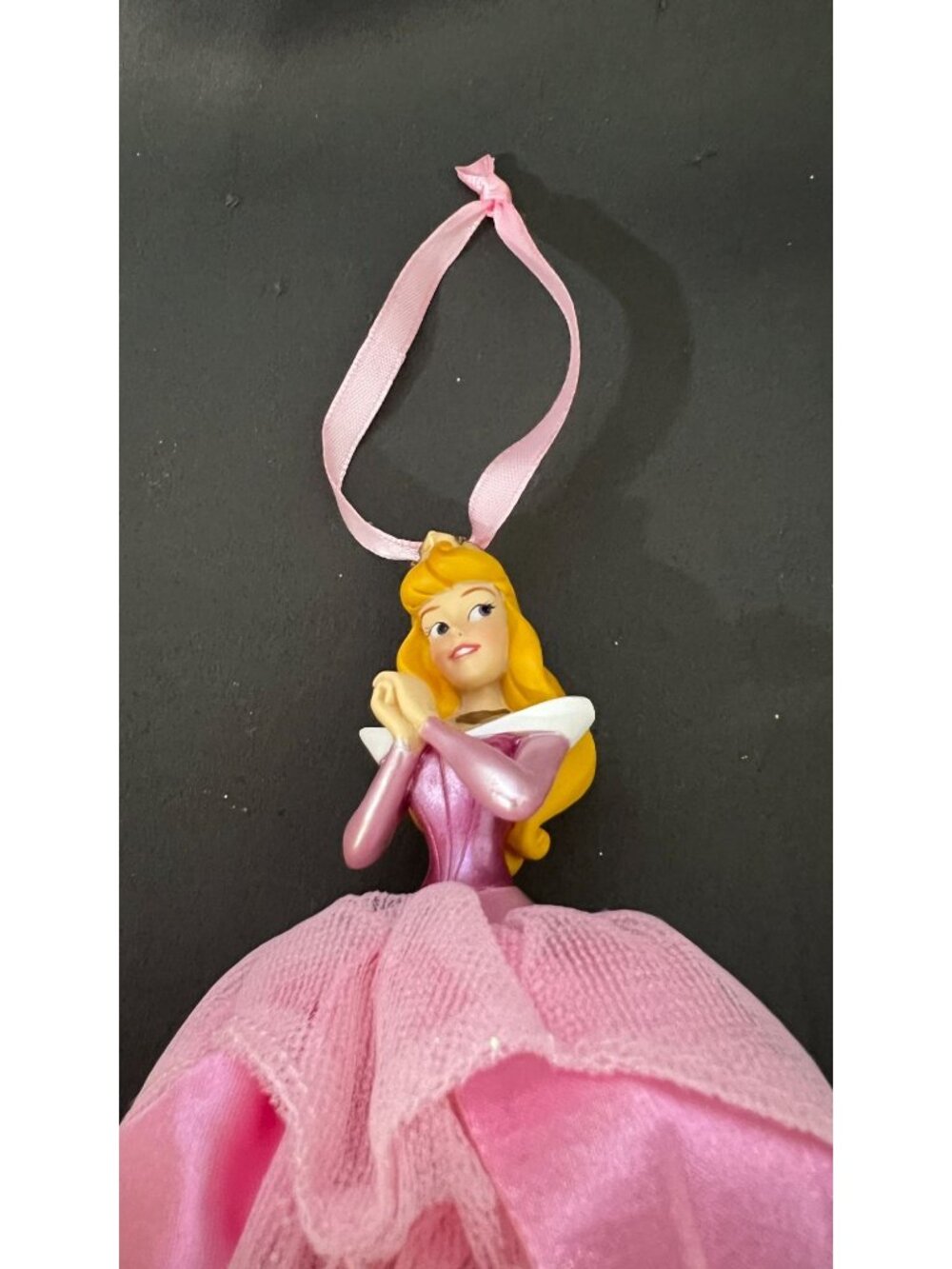 Disney Princess Aurora Ornament Pink Glittery Gown Sparkle Design - Picture 3 of 5